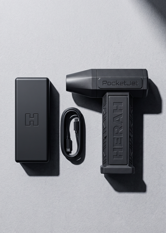 pocketjet mini jet blower herah black