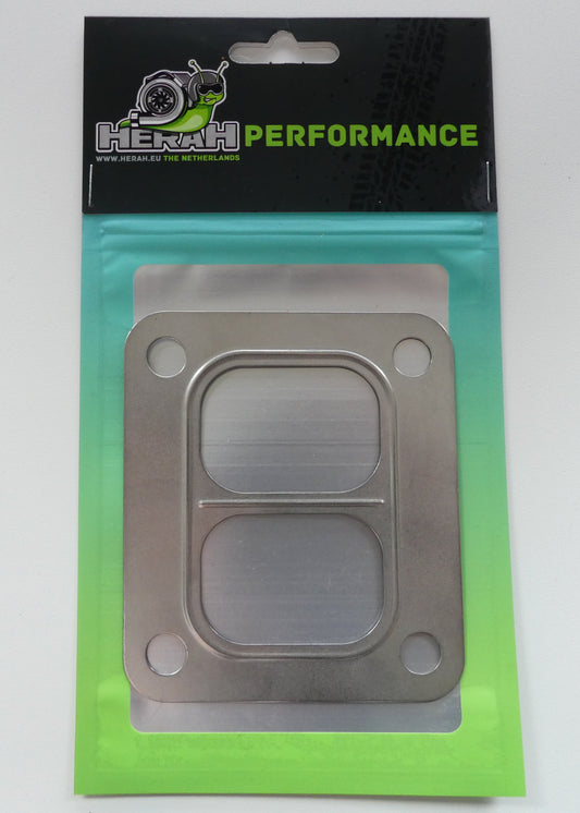 Metallic plate in packaging with Herah Performance branding on a white background